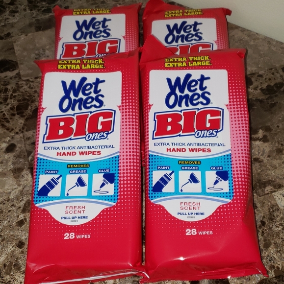 Wet Ones XL Wipes (4) Bundle